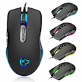 Miniatyrbillede 1 af 4: RGB Kablet Ergonomisk Gaming Mus