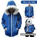 Sans Cosplay Undertale Kostyme Genser Hettegenser Shorts Strømper Hansker xxl