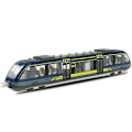 Miniatyrbilde 1 av 2: Legering høyhastighetstog, simuleringsmodell blue