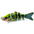 Miniatyrbillede 1 af 5: 1 stk. Leddelt Crankbait 6 Sektioner Swimbait Fiskelokker 11cm Kunstig Culter Gedde Fiskegrej 3