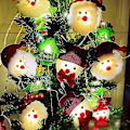 Miniatyrbild 3 av 3: 3m Snögubbe Jul Ljusslinga 20 LED Fairy Strings Dekoration SNOWMAN