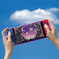 Miniatyrbild 4 av 4: Geekshare jellyfish violet Nintendo Switch-skal, NS skyddande fulltäckande delat TPU mjukt fodral för Nintendo Switch-tillbehör Joystick cap 2