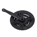 Miniatyrbillede 4 af 4: Shimano mountain hjul skive 42t kranksæt / krank metal firkant hul cykel hjul skive cykeldele