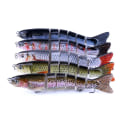 Miniatyrbild 3 av 5: 1st 12,7cm 6-delat Saltvatten Fiske Drag Bete Flugfiske Konstgjord Fisk Minnow Öring Swimbaits 4