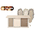 Miniatyrbillede 2 af 5: Facial Contour Palette Concealer Foundation Makeup 3 Farver Langtidsholdbar Blød Berøring | Bronzer Og Highlighter