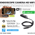 Pikkukuva 3 / 4: Vedenkestävä 720P WiFi HD -endoskooppikamera näkyvyydellä iPhone a:ssa