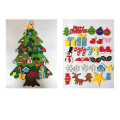 Miniatyrbild 2 av 2: 100 cm Långt DIY Filt Julgran Set Med Ornament För Barn Jul