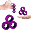 Miniatyrbillede 1 af 5: Anti-stress Magnetiske Ringe Fidget Unzip Legetøj Magisk Ring Rekvisitter Værktøj