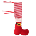 Miniatyrbild 1 av 4: 4 st Jul Stolsbensskydd Tomte Bordsbensstrumpor