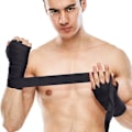 Miniatyrbild 4 av 5: 2st Bomullsboxningsbandage Stöd Längd 2,5m Bredd 5cm Kompatibel med Karate Mma Wushu Sanda Fight Träning Handledsremmar Handskar Wrap white