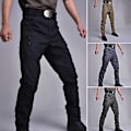 Pikkukuva 1 / 4: Ix7 Miesten Slim Straight Erikoisjoukkojen Taistelu Army Fanien Työvaatteet Hengittävät Housut Khaki Army Green