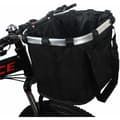Removable Foldable Bicycle Basket for Dog Transport, with Adjustable Bicycle