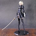 Miniatyrbild 4 av 5: NieR Automata 2B YoRHa Typ B Litet Svärd Version PVC Figur Docka Samlarobjekt Modell|Actionfigurer