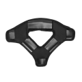 Miniatyrbilde 1 av 5: Oculus Quest 2 anti-skli hode VR-stropp pad pustende anti-svette pad myk pute hodebånd Oculus Quest 2 VR-tilbehør Black