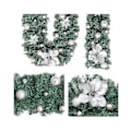 Miniatyrbilde 2 av 4: LED 2,7 m Jule Cane Garland Hage Hjem Juledekorasjoner sliver