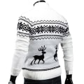 Miniatyrbild 3 av 4: Herr Jul Tröja Sweater Pullover Toppar White L