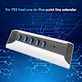 Miniatyrbild 1 av 5: Expander adapter digital edition konsol import usb hub usb3.0 splitter expander adapter 1 till 5 multi portar för ps5