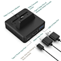 Miniatyrbillede 1 af 4: DOBE Docking Station Nintendo Switch Bærbar TV Oplader Stan