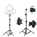 Miniatyrbillede 2 af 5: Selfie Ring Light med Tripod Stativ style3