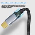 Miniatyrbilde 5 av 5: [LCS] USB C-skriverkabel Type C hann til USB B TYPE B skannerkabel Skriverledning Type C Type B kontroller bærbar datamaskin 0.5m