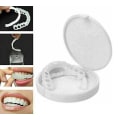 Miniatyrbilde 3 av 4: 1 stk. Smile Snap On Øvre Falsk Tann Dental Veneers Proteser Falske Tenner Deksel