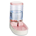 Miniatyrbillede 2 af 3: Kæledyr Katte Hunde Automatisk Vanddispenser 3,8 L Eller Foderautomat Kæledyr Automatisk Foderautomat Drinking Water Pink