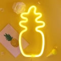 Miniatyrbillede 5 af 5: LED Ananas Neon Lys Dekoration Natlampe Til Juledekoration