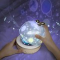 Pikkukuva 2 / 5: Lasten Projektori Yövalo, LED Bluetooth Kaiutin Tähtitaivas Proj