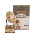 Miniatyrbild 4 av 4: 3D-pussel Grammofon i ask, 122 bitar
