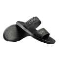Miniatyrbilde 2 av 5: Pustende sandaler i kuskinn og flip-flops i skinn for menn 42