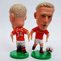 Miniatyrbillede 1 af 2: Fodboldspiller minifigurer Realistiske spark og præcise detaljer Donny Van De Beek