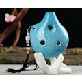 Miniatyrbillede 5 af 5: 6 Huller Sopran C Keramisk Ocarina Dexterøs, Let at Lære, God til Begyndere