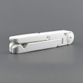Miniatyrbillede 3 af 5: Foldbar Justerbar Skrivebordsholder Mount Stand Kompatibel med Galaxy Tablet Ipad Air 2 360 Graders Roterende White
