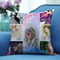 Miniatyrbilde 5 av 6: Taylors The Swifts Tema Putetrekk Sanger Turné Musikkstjerner Figurer Ensidig TS Trykk Putetrekk Dekorative Puter Putetrekk 4 Peachskin(45x45cm) Pillowslip 4