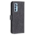 Miniatyrbillede 2 af 5: Til Oppo Reno 6 Pro Etui, Premium Pu Læder Folio Cover Magnetisk