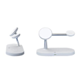 Miniatyrbilde 2 av 3: 15W smart 3 i 1 magnetisk trådløs hurtiglader, egnet for Apple 12, klokkelader
