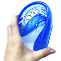 Miniatyrbillede 2 af 4: Hundelegetøj - Frisbee i gummi - Blå, 15,5 cm