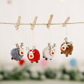 Miniatyrbild 1 av 4: God Jul Dekoration För Hemmet Nyår Julgirlang Julgransprydnader Juldocka 1 set (4pcs)