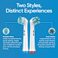 Pikkukuva 2 / 7: Hammasharjan pää 8 kpl, 4 kpl Oral B Cross Action -hammasharjan päitä ja 4 kpl Oral B Precision Clean -hammasharjan päitä