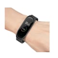 Miniatyrbillede 3 af 4: Mi Band 4 Milanese Rustfri Stålrem Sort