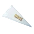 Miniatyrbillede 1 af 3: 100 stk. Klare Slikposer Juleemballageposer Jule-slikposer Julekageposer Julecellofanposer Kegleposer