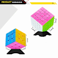 Miniatyrbillede 2 af 3: Cube Bundle 2x2 3x3 4x4 5x5 Speed Cube Sæt Mf2s Mf3s Mf4s Mf5s Pakke Sort Puslespil Legetøjs Gaveæske