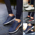 Miniatyrbild 1 av 4: Sneakers Andningsbara Unisex Lättvikt Mode Enkla Bekväma Halkfria Lämpliga För Utomhusbruk White 41