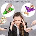 Miniatyrbild 3 av 4: Push Pop It Fidget Silikon [Tangram] Flerfärgad Anti Str