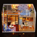 Miniatyrbild 2 av 4: 3D Trä Dockhus DIY Möbler Miniatyr Modell Julklapp