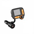 Pikkukuva 2 / 2: 1,7 tuuman Bluetooth 5.0 FM-lähetin Langaton Handsfree Aux-sovitin Kaksois-USB
