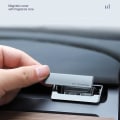 Miniatyrbillede 2 af 5: Til Tesla Model 3/Y dedikeret luftrenser, bil-aromaterapi, duftspreder, bilinteriørtilbehør Gray
