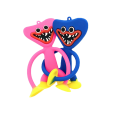 Miniatyrbild 1 av 2: Poppy Playtime Huggy Wuggy Sugpropp Nyckelring Leksak Docka Spel Sugpropp Hänge Nyckelring Hänge Bil Dekoration Blue