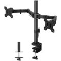 Miniatyrbillede 2 af 2: Justerbart skærmstativ 2 sort Black