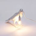 Miniatyrbild 4 av 4: Raven Lätta Fåglar Bordslampor Sovrum Harts Kråka Skrivbordslampa Sänglampa Vägglampa Black D EU Plug